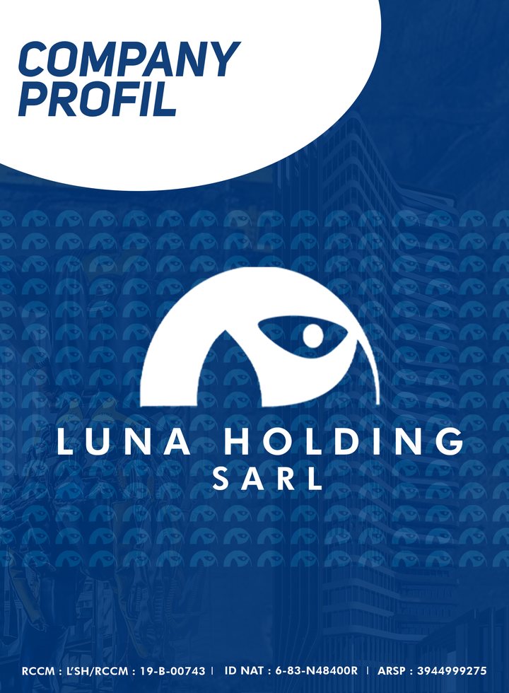 Aperçu de la première page du profil d'entreprise